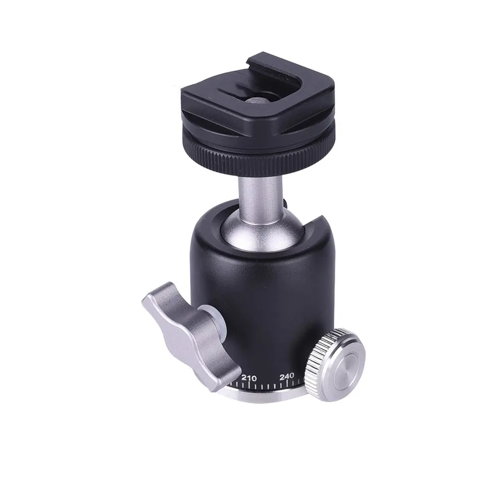 

FS-02 Metal Shoe 1/4 Screw Joints Universal ball head/bracket Photography lamp holder for Digital Cameras Camcorder dropshipping