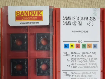 

10PCS CARBIDE INSERT SNMG120408-PM 4315