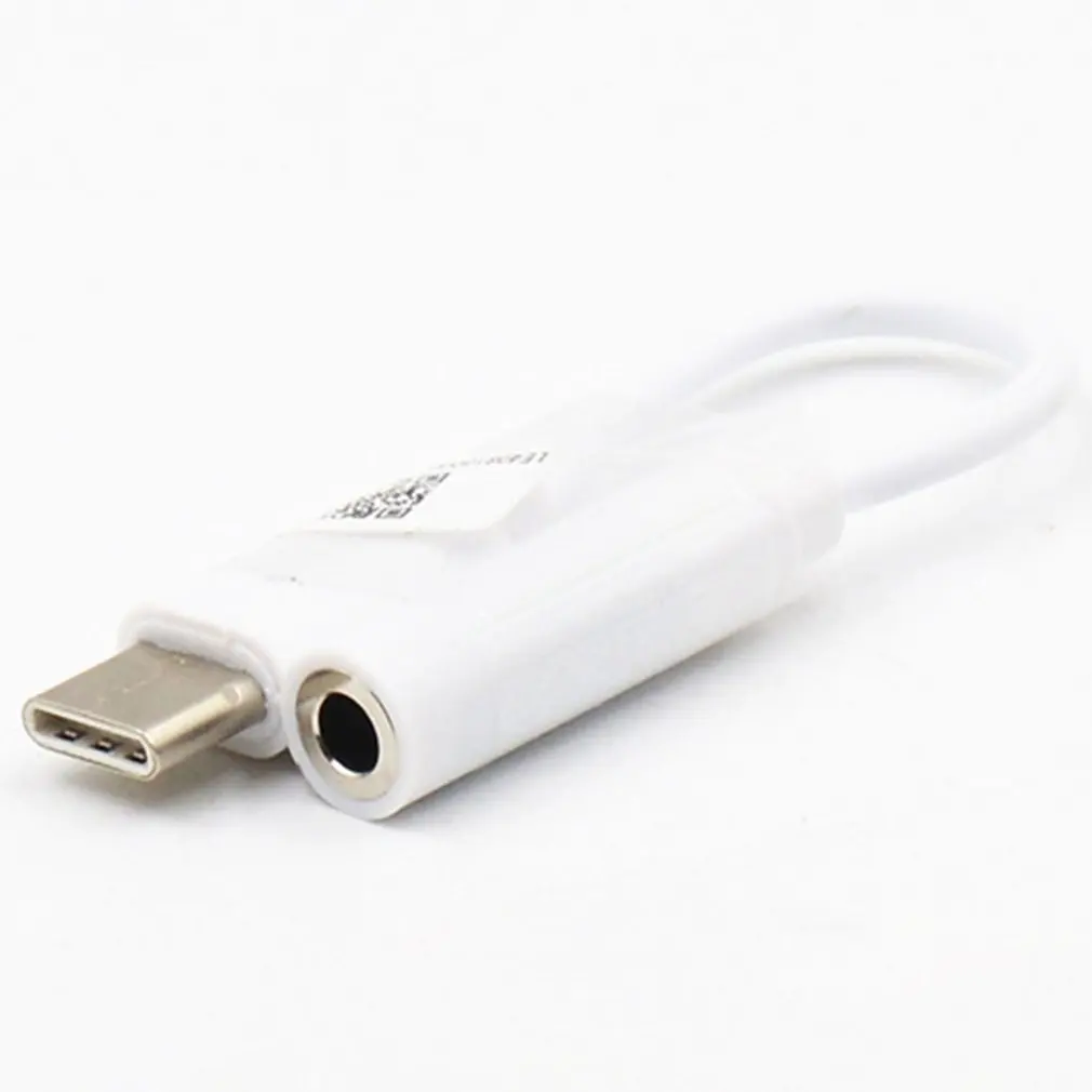 Мини Портативный Кабель-адаптер для наушников type-C до 3,5 мм USB 3,1 type C USB-C штекер для 3,5 аудио разъем