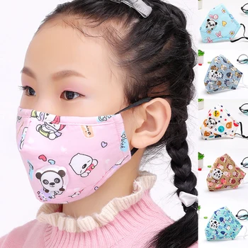 

Child Face Mask 3pcs Vertical Folding Non Woven Fabric Mask With Breath Valve Anti Dust Anti-Bacterial Mask PM2.5 Respirator