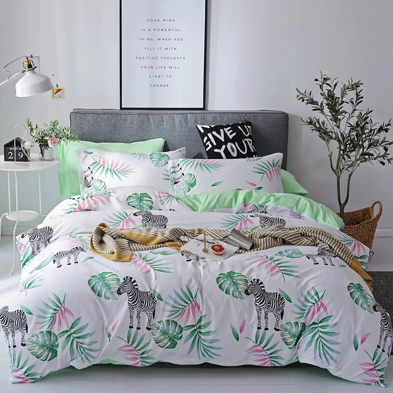 

Bedding Sets Full King Twin Queen King Size 4Pcs Bed Sheet Duvet Cover Set Pillowcase Without Comforter