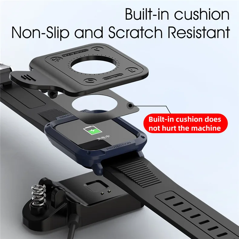 Для Amazfit Bip зарядные устройства Замена портативный зажим магнитный держатель для Huami bip lite midong Smart Watch A1608 зарядная док-станция USB