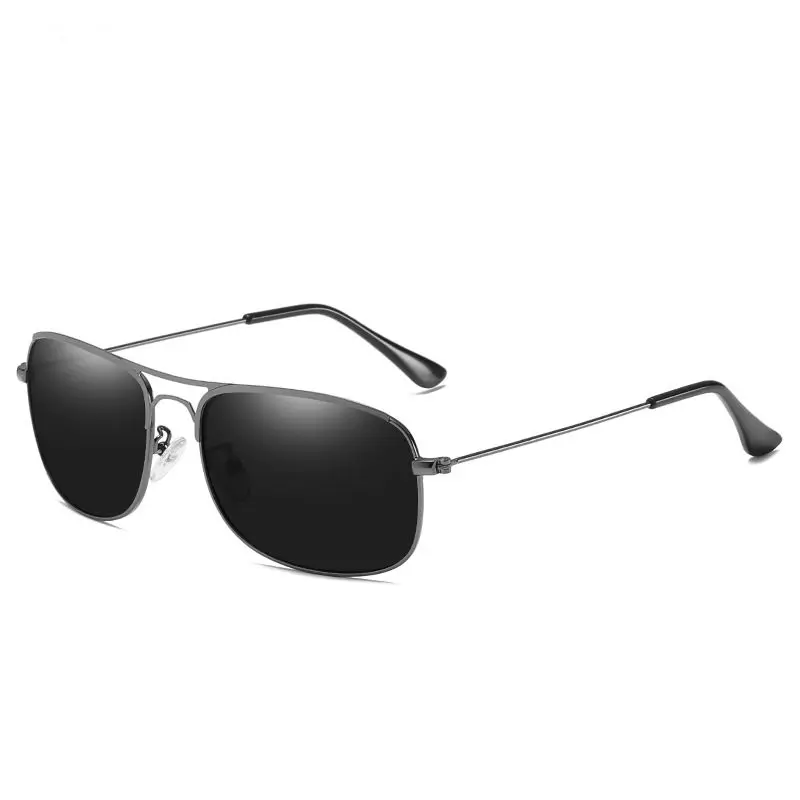 Xiasent брендовые солнцезащитные очки мужские поляризованные солнцезащитные очки Классические квадратные поляризованные солнцезащитные очки для вождения UV400 Gafas De Sol - Цвет линз: Black ash2