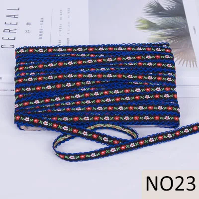 20 yards Новинка 12 мм(1/2 '') 20 ярдов в этническом стиле кружевная лента с вышивкой DIY национальный костюм вручную аксессуары для одежды Лента кружевная лента - Цвет: 20 yards
