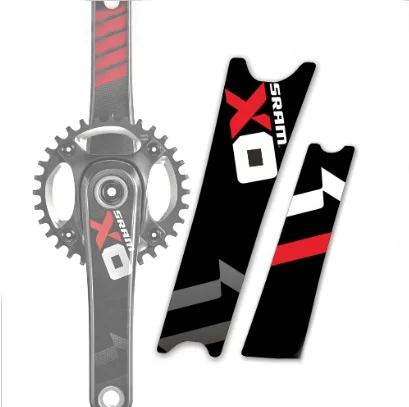 1 пара SRAM X0 crank велосипедные наклейки горный/дорожный велосипед аксессуары MTB DH гоночный велосипед протектор наклейки