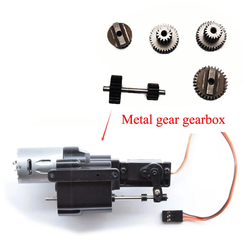 ​Professional Metal Gear Speed Change Gearbox Motor for WPL B14 B16 B36 C24 C34 RC Car Parts Accessories | Игрушки и хобби