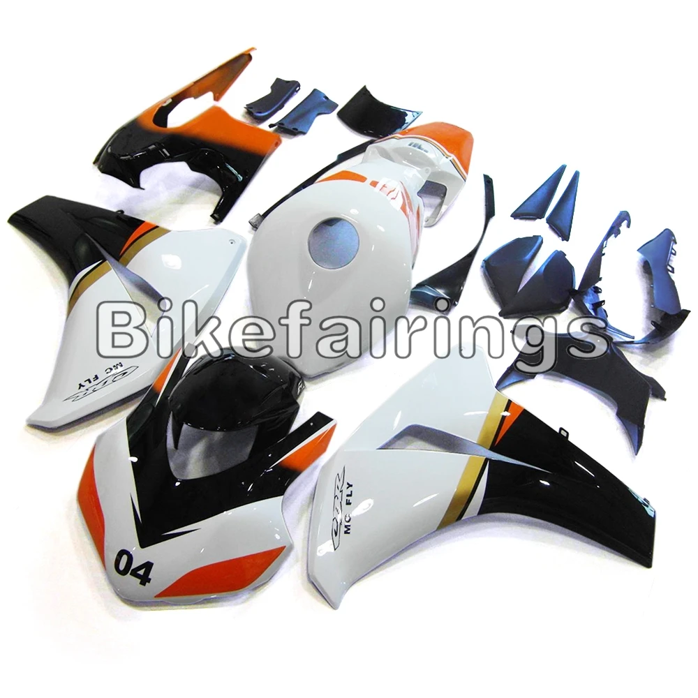 Полный обтекатели для Honda CBR1000RR 2008 2009 2010 2011 CBR 1000 RR ABS пластиковые детали для мотоцикла кузов-MC FLY Гонки Черный