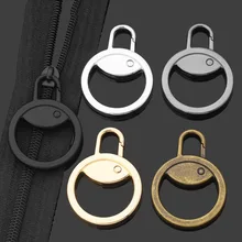 Detachable Slider Pull Tab Metal Zipper Repair Clothes Coat Bag Down Jacket Pendant Accessories Travel Tent Slider