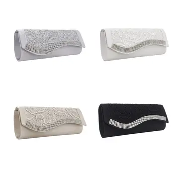 

Evening Bag Rhinestone Bridal Clutch Purse Handbag Shoulder Bag for Women Girls