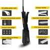 Hair Straightener Four-gear Temperature Adjustment Ceramic Tourmaline Ionic Flat Iron  Widen Panel Professional Styling Tool 3