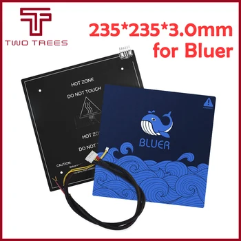 

Heatbed 235 * 235 * 3mm 24V 220W Upgraded Aluminum Heating Bed with Terminal for 3D Printer BLUER Parts