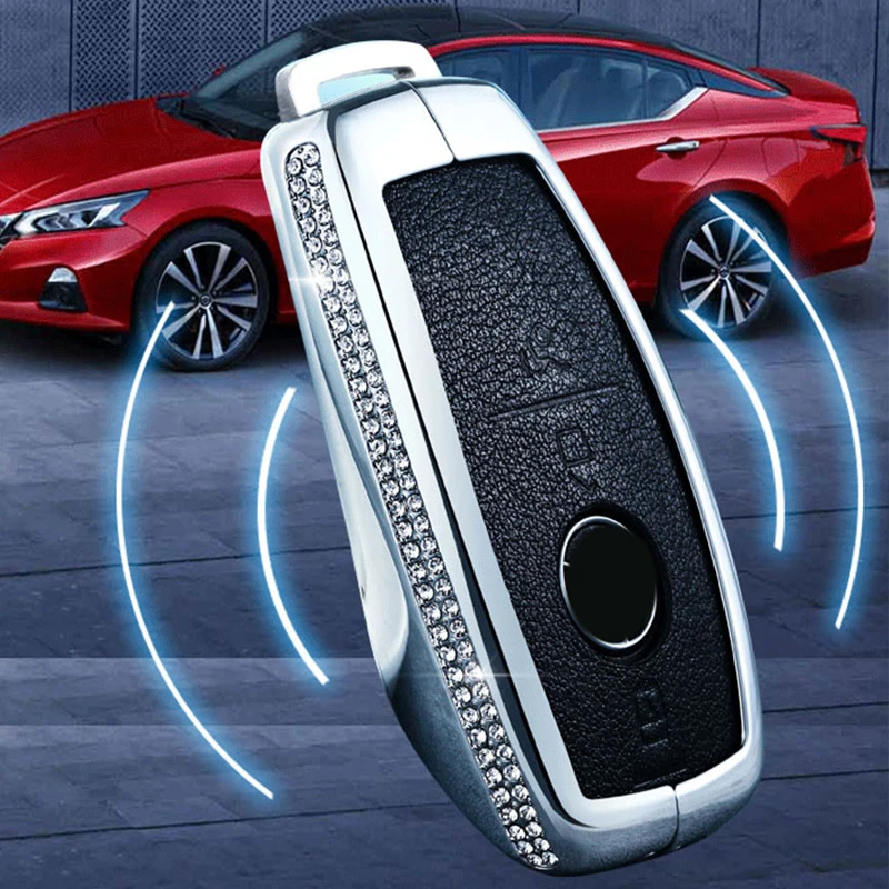 Чехол для ключей автомобиля из цинкового сплава, брелок для mercedes benz W177 W205 W213 W222 A C S GLS, E класс, защитный чехол для ключей
