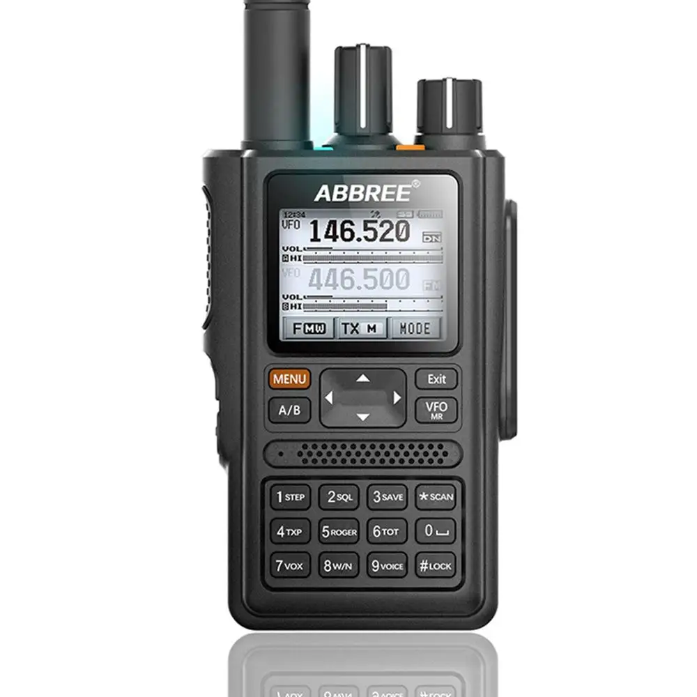 standard package ABBREE AR-F8 gps Высокая мощность рация все полосы(136-520 МГц) Частота/CTCSS обнаружения 1,77 lcd 999CH 10 км большой диапазон - Цвет: standard package