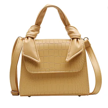 

Handbag 2020 new Korean version of the retro stone grain crossbody bag casual texture fashion shoulder small square bag