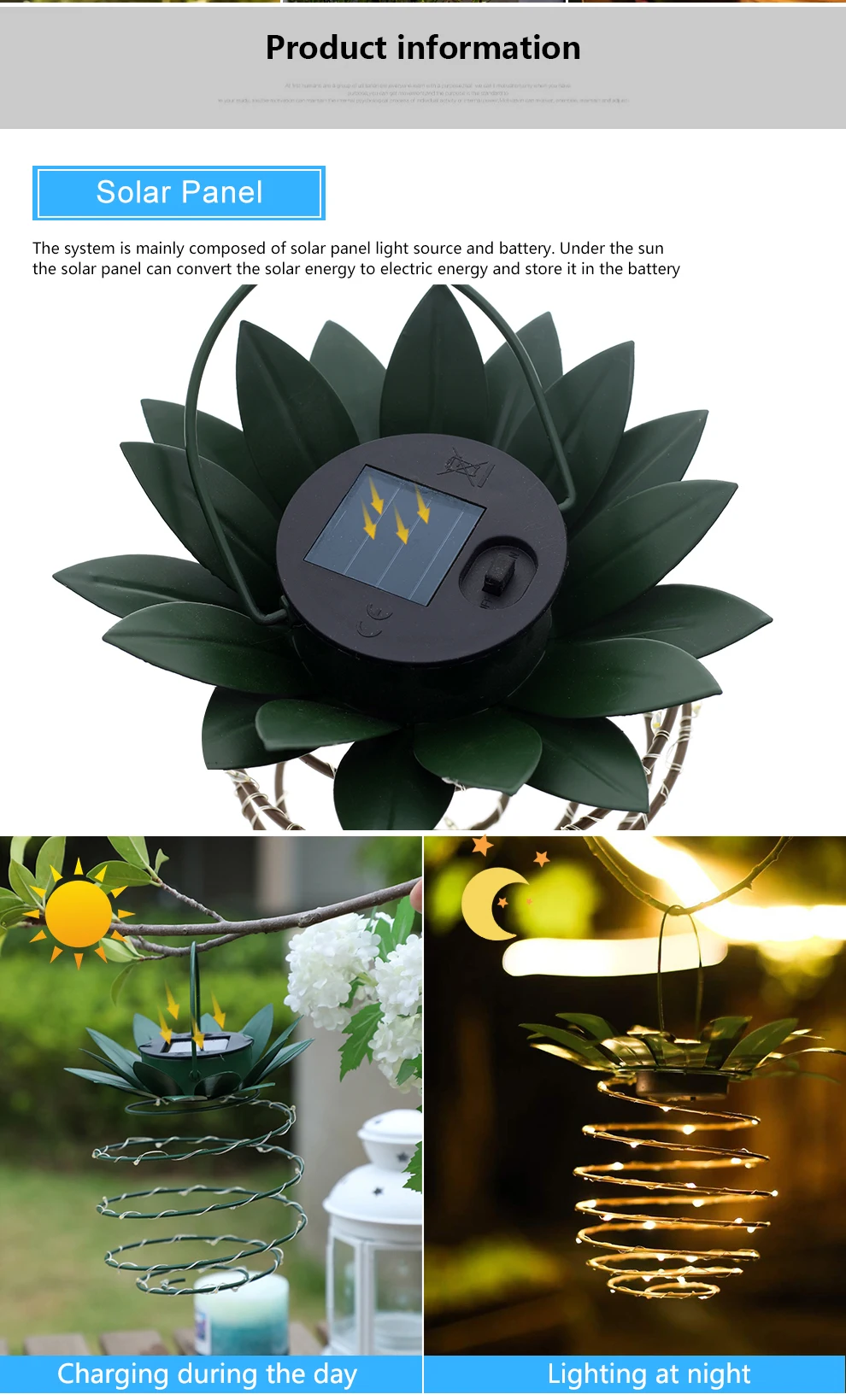 2шт светодиодный солнечный садовый светильник в форме ананаса, наружная Водонепроницаемая Подвесная лампа на солнечных батареях для домашнего декора, железная проволока, сказочные ночники