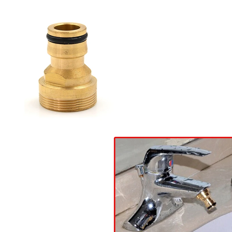 

Hot Tap Brass Garden Hose Pipe Tube Quick Connector Watering Equipment Spray Nozzle