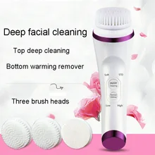 Ультразвуковое вибрационное очищающее микроамплитудное высокочастотное вибрационное водонепроницаемое средство для снятия макияжа Уход за кожей красота массажер щетка