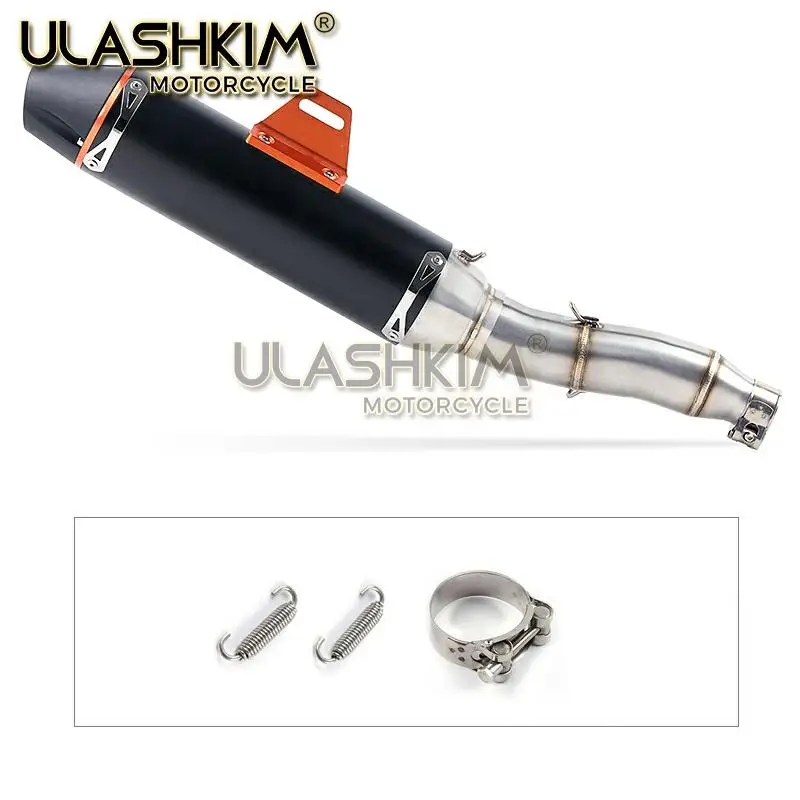Полная выхлопная система мотоцикла глушитель Escape slip on для YAMAHA XG250 XT250 модифицированный контакт средняя труба адаптер подключения