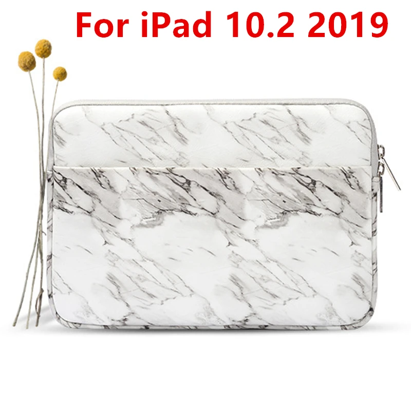 Белый Мрамор для iPad чехол для планшета сумка для iPad 9,7 Air 2/1 Pro 10,5 Pro 11 Mini 2/3/4 Чехол Capa Para+ стилус - Цвет: White 10.2