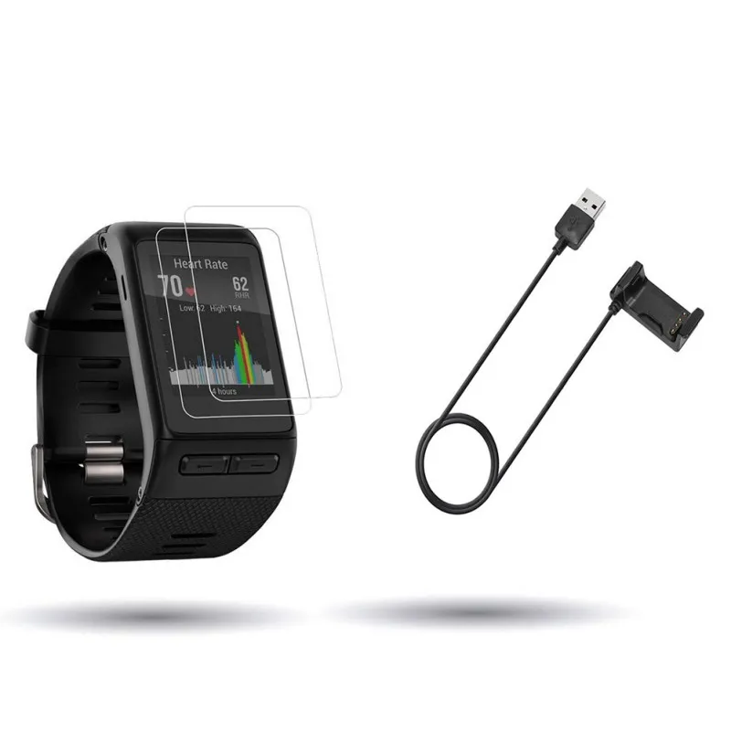 Для Vivoactive HR gps часы безопасное зарядное устройство кабель Сменное зарядное устройство Подставка для подзарядки док-станция для Garmin Vivoactive HR Смарт-часы