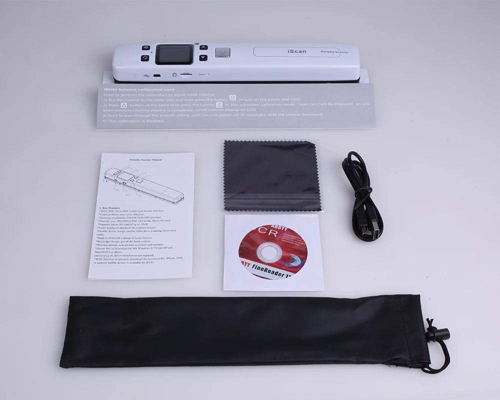 JEPOD JP-IS02 Mini Iscan A4 USB+ wifi 32G карта памяти сканер документов для бизнеса