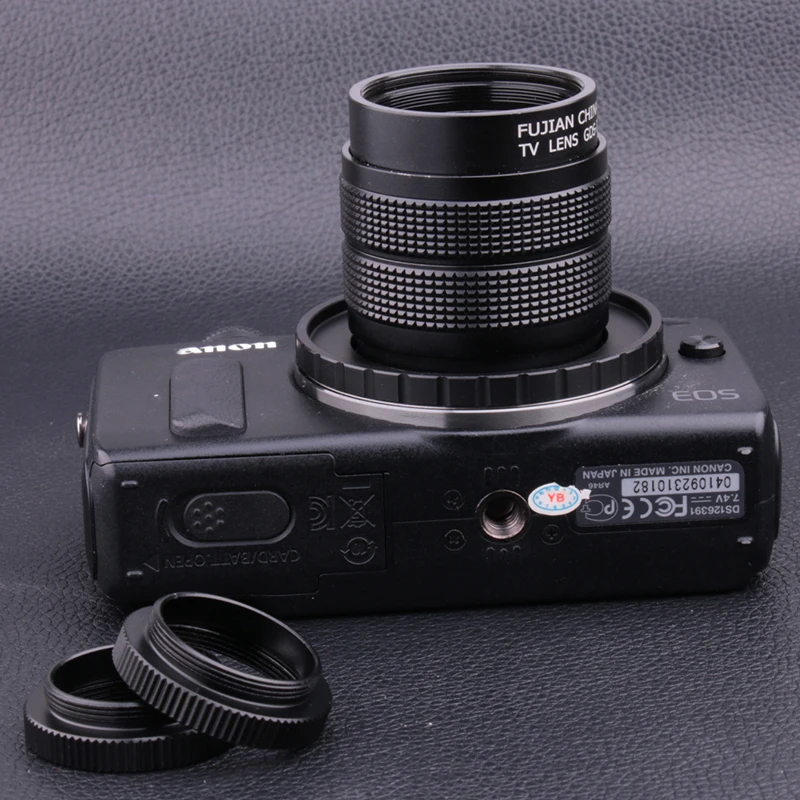 

35mm F1.7 CCTV Movie lens + C Mount to for Canon Mirrorless Camera free shipping &tracking number