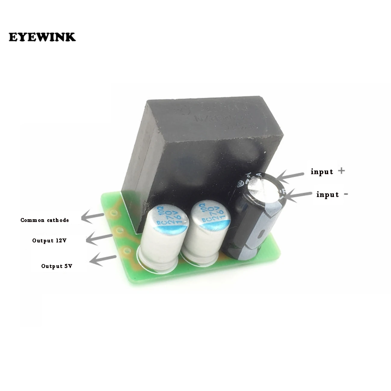 Dual 1A Output Step Down Buck Power Supply Module 60V//55V//48V//36V//24V To 12V//5V
