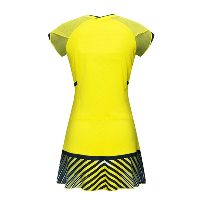 Клиренс) Li-Ning женское платье для соревнований по бадминтону, национальная команда спонсора, подкладка на сухое Спортивное платье ASKN032 WQS2241