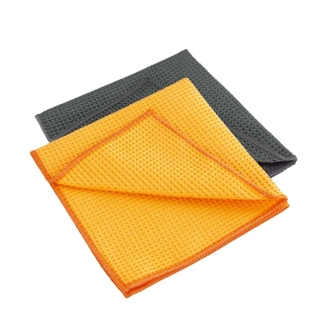10/5/3Pcs Car Cleaning Towel Microfiber Girds Rags Drying Cloth For Car Window Glass Cleaning Auto Care Cloths Wash Towels