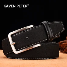 

New Fashion Men's Luxury Leather Belt Trending Casual Male Vintage Waist Strap Soft Pu Leather Waistband Western Cowboy Belt