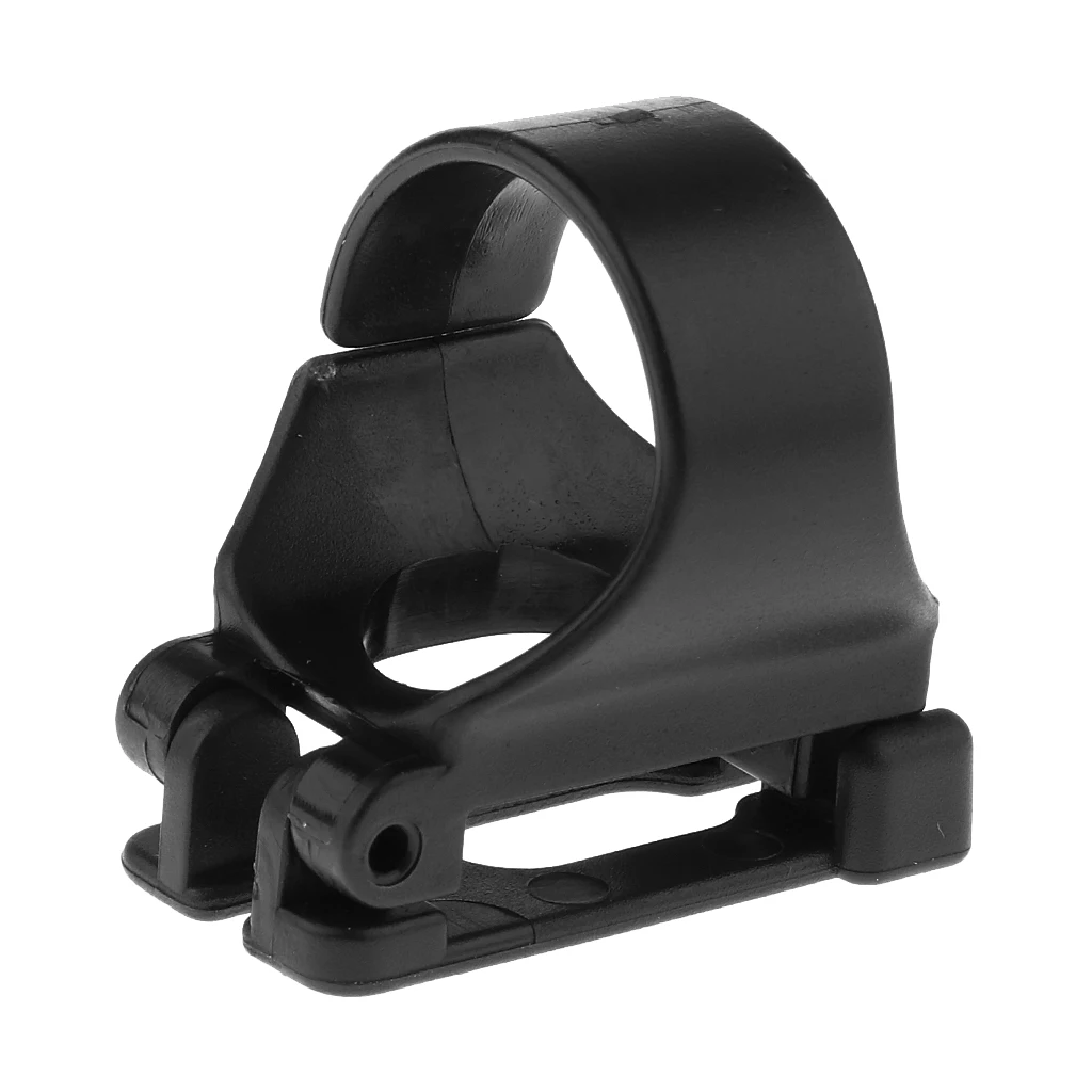 Scuba Dive Snorkel Holder Clip Mask Strap Keeper Holder Spare Parts, Black - Durable & Long Lasting