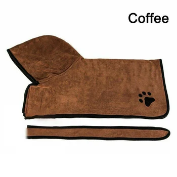 

Pet Dog Cat Bathrobe Fast Dry Pet Bath Towel Quickly Absorbing Water Bath Robe Microfiber Super Absorbent Pet Drying Towel New