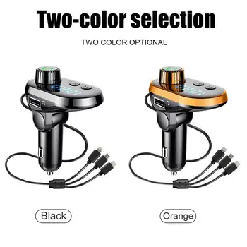 

Car MP3 Player HD Blue Screen Bluetooth FM Transmitter V5.0 TF Card 5V/3.1A Audio Waterproof Car Modulator