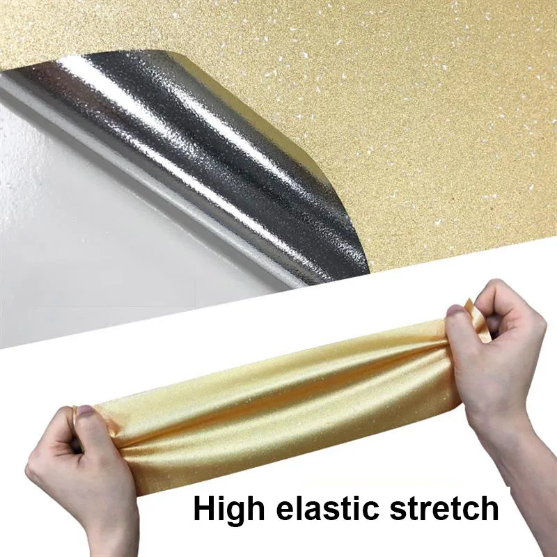 Self Adhesive Glitter Vinyl Roll Design Lettering Film Decal Sticker for DIY Xmas Card