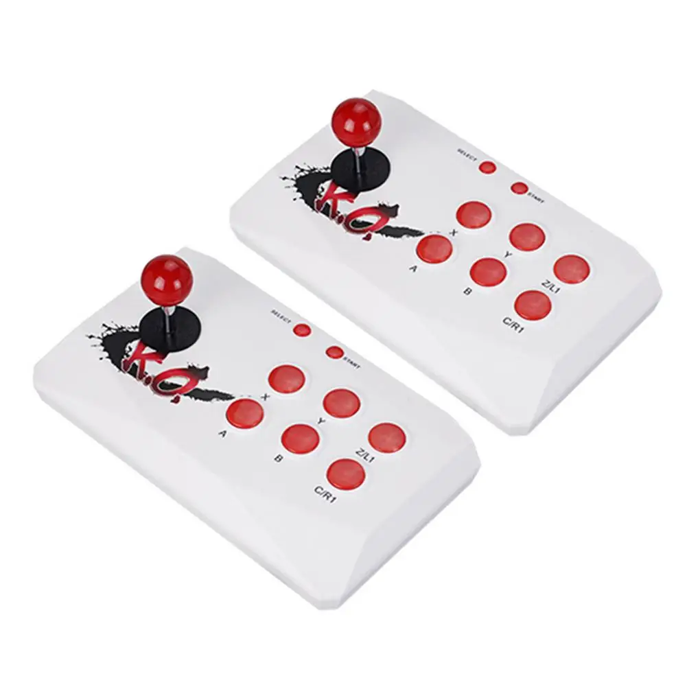 Two-person Wireless Arcade Joystick Game Consoles Built-in 2000 Games HDMIcompatible HD Output Small Fighting Arcade Console 