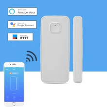 Беспроводная Wi-Fi дверная сигнализация, оконный датчик, умный дом, система безопасности, приложение SmartLife, управление Совместимо с Amazon Alexa Google Home