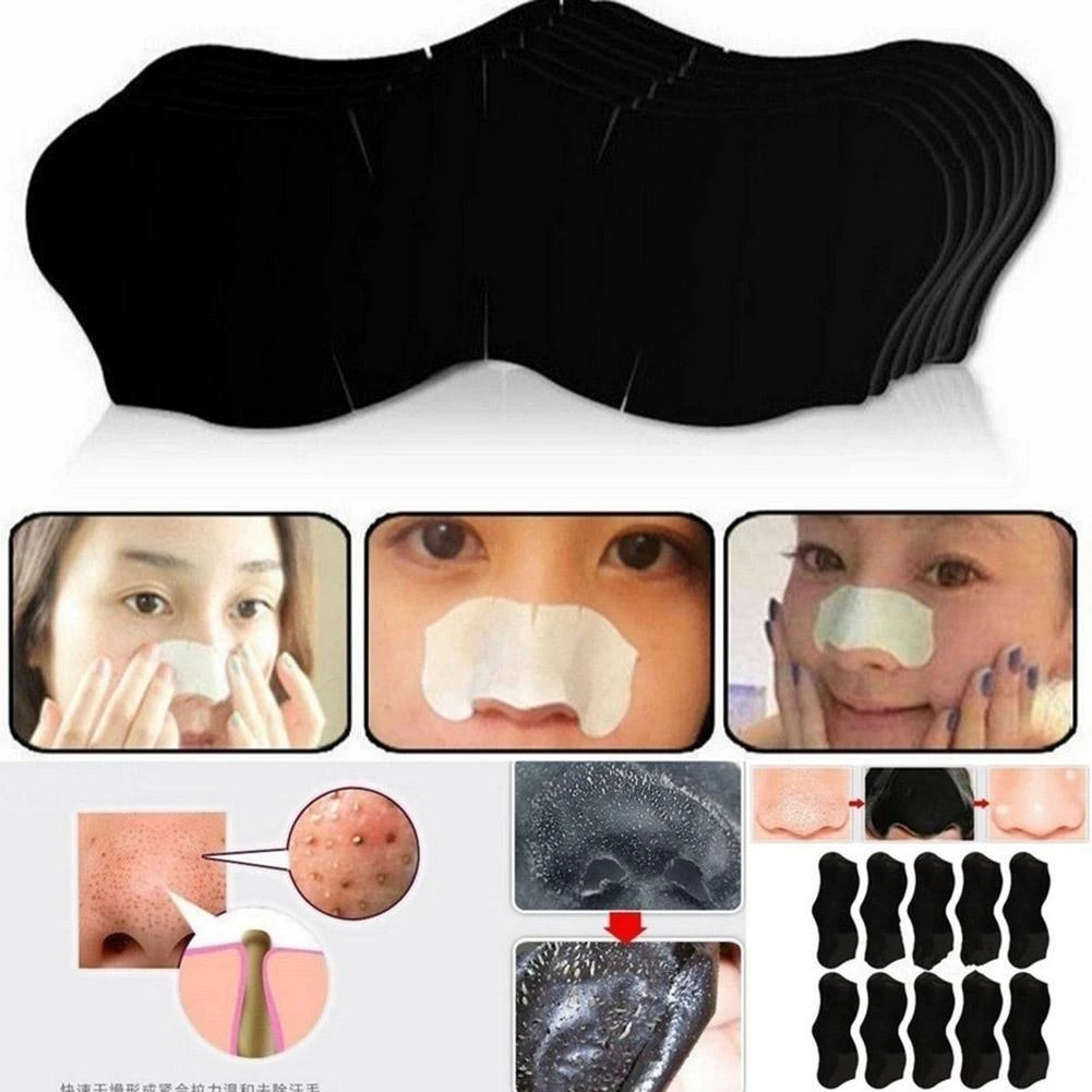 Como Quitar Espinillas Negras De La Nariz Mascarilla de limpieza profunda de puntos de la nariz, removedor de  espinillas, eliminador de poros, limpieza de poros, tiras negras,  P1H4|Máquina para el cuidado facial| - AliExpress