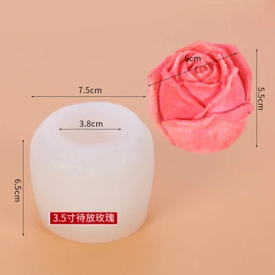 KooMall Heart Rose Ice Cube Molds, 3D Large Ice Trays, Silicone Flower Ice  Mold, Make 3 Heart & 3 Rose Shape Ice Cubes, Cute Fun Rubber Ice Ball Maker