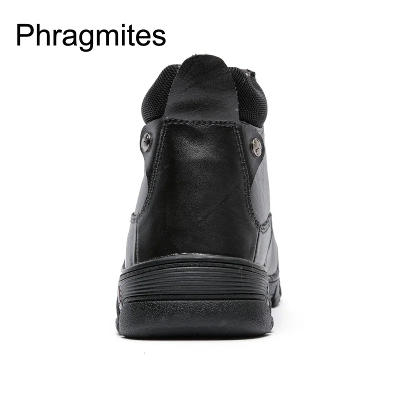 Phragmites/Новое поступление года; chaussure homme; зимние ботинки; большие размеры 46; мужские кроссовки; противоскользящие уличные зимние ботинки; черные ботинки