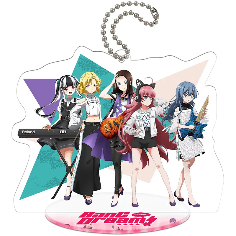 Новое поступление 9 см BanG Dream! Фигурка аниме игрушка прозрачный акриловый игрушки милый брелок для ключей декоративные украшения