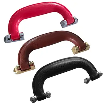 

Retro Plastic Suitcase Handle Metal Base Box Frame Parts Bag Luggage DIY Tool