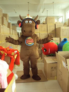 

Ohlees Volume cow mascot costume picture is example only,do custom according to customer design