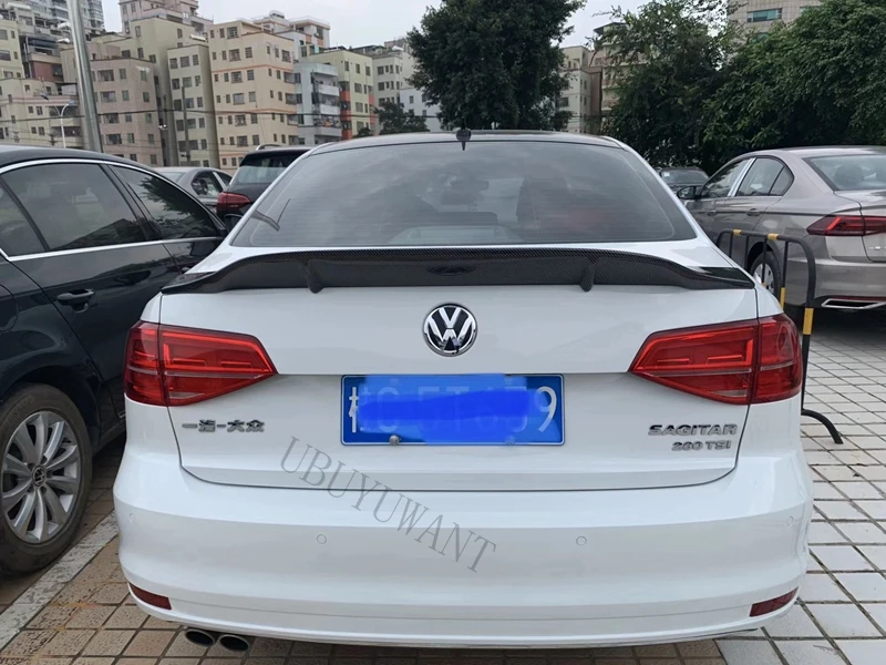 Подходит для Volkswagen Sagitar Jetta2017 ABS/углеродное волокно внешний задний спойлер задний багажник загрузки крыло украшение автомобиля стиль