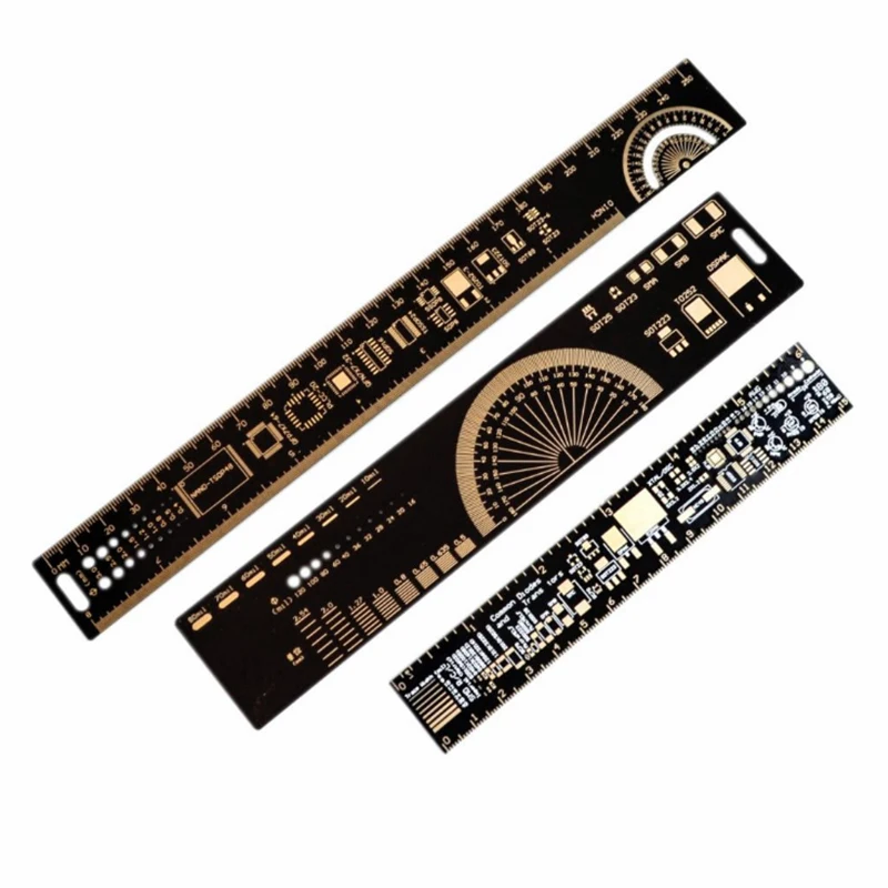 

PCB Ruler For Electronic Engineers For Geeks Makers For Arduino Fans PCB Reference Ruler PCB Packaging Units