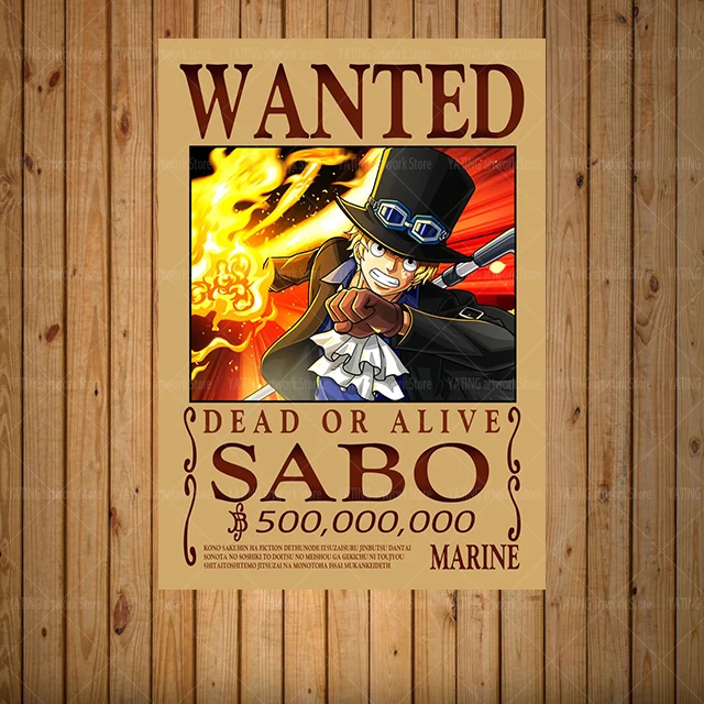 One Piece Luffy Canvas Painting Anime Retro Wanted Character Poster Wall Art Print Modern Home Children's Bedroom Decoration Mur