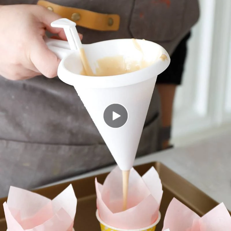 Embudo mano para repostería, molde para crema caramelo, dispensador de masa, accesorios de cocina, herramientas de repostería para hornear, venta al por mayor|Herramientas y horneado| - AliExpress