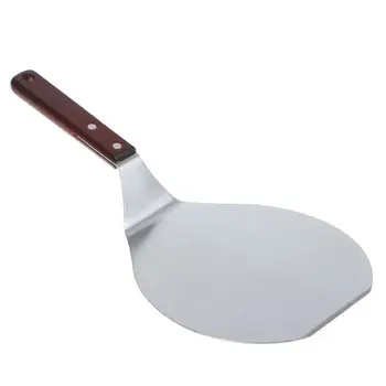 

13Inch Pizza Cake Lifter Spatula Stainless Steel Baking Transfer Holding Tray Tool For Kitchen
