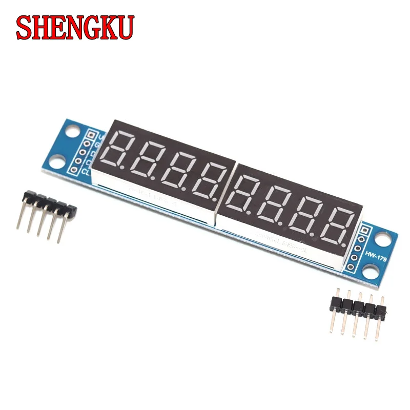 

MAX7219 display LED Dot matrix 8-bit digital tube control module 3.3V 5V microcontroller serial driver 7-segment