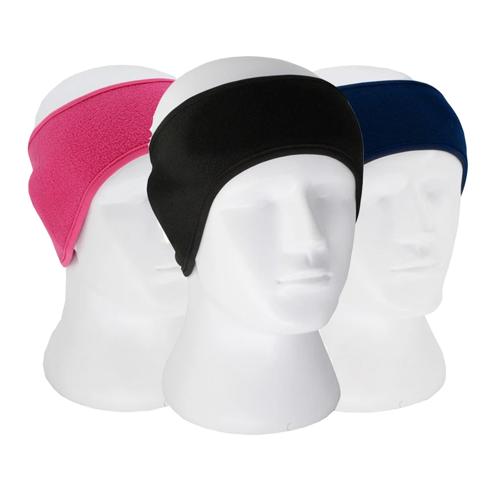 

Winter Thermal Fleece Headband Windproof Skiing Warm Earmuff Ear Cover Protector Running Headwear Hat for Hiking Cycling Running