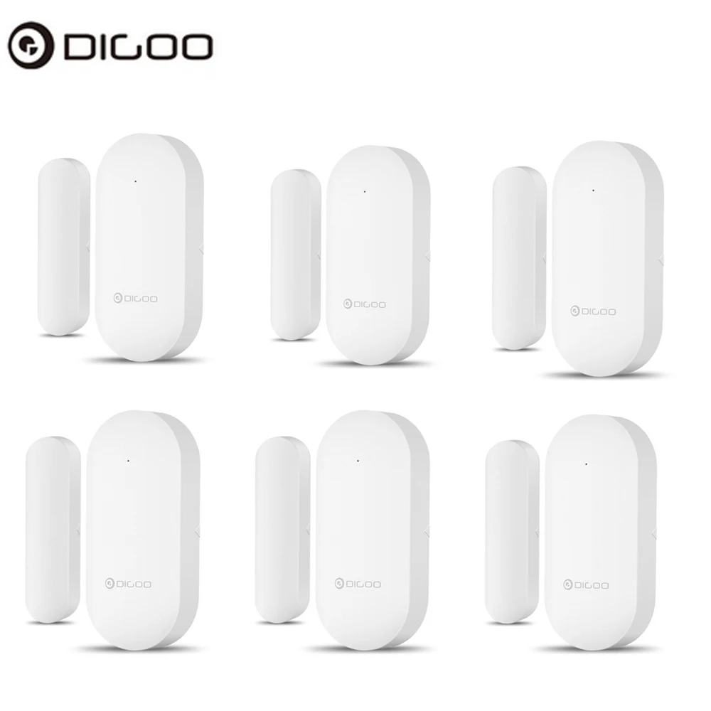 DIGOO actualizado 433MHz nueva puerta y ventana alarma sensor puerta abierta / detectores cerrados inalámbrico alerta sensor de alarma de seguridad para Digoo DG-HOSA DG-HAMA sistema de alarma de seguridad Smart Home